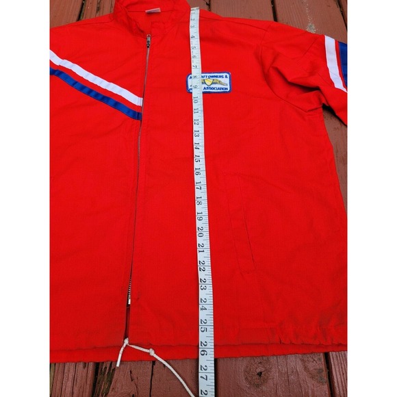 VTG Aircraft Owners & Pilots Association Jacket Sz L Men's Red Blue White Accent - Picture 8 of 10